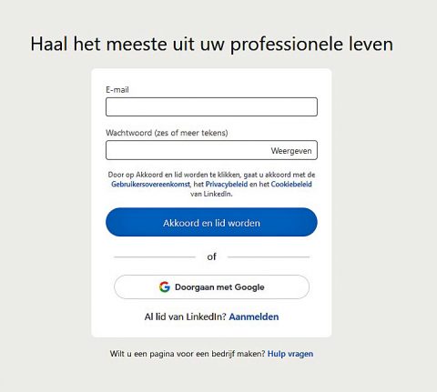 AANMELDEN BIJ LINKEDIN visual data 5