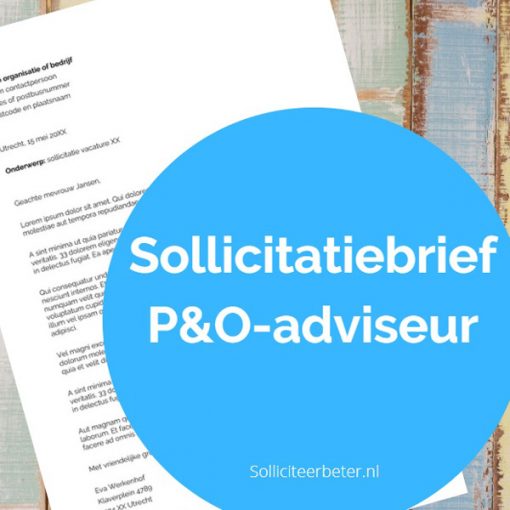 Sollicitatiebrief- P&O-adviseur -solliciteerbeter.nl