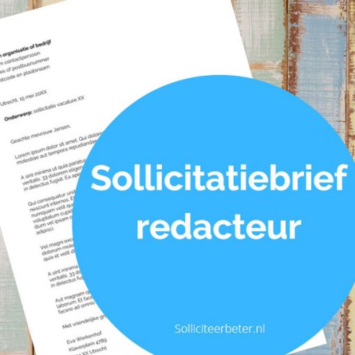 Sollicitatiebrief- redacteur -solliciteerbeter.nl